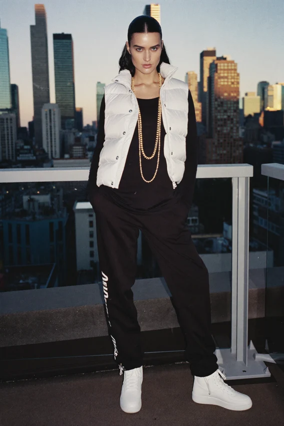 Female model 187, rooftop muse